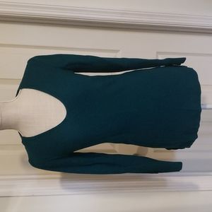 Old Navy teal knit sweater size medium